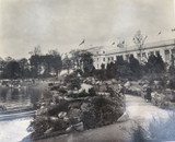 RARE 1924 BRITISH EMPIRE EXHIBITION LARGE SILVER GELATIN PHOTO. VIEW OF PAVILION