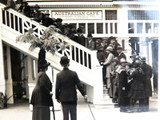 RARE 1924 BRITISH EMPIRE EXHIBITION LARGE SILVER GELATIN PHOTO. AUSTRALIAN CAFE.