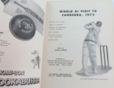 RARE 1972 CRICKET PROGRAMME. REST OF THE WORLD v SOUTHERN NSW XI, JAN 18 -19.