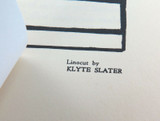 1930s LINOCUT BOOKPLATE by KLYTE SLATER “LIMPANG TUNG". EX MANUSCRIPTS MAGAZINE.
