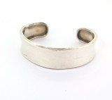 Stunning Mexican Modern Style Sterling Silver Bangle 24.4g