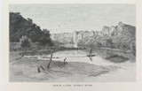 c1886 ANTIQUE ENGRAVING BOOKPLATE, “GEIKIE CANON (GORGE) FITZROY RIVER” W/AUST.
