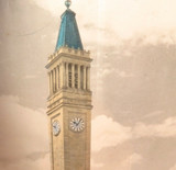 SCARCE c1950 TAA “BRISBANE" LARGE FRAMED PROMOTIONAL PHOTO PRINT. TAA PRESENTS.