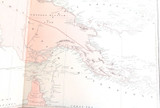 RARE 1888 VERY LARGE MAP OF NEW GUINEA.