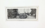 c1900 LARGE MATTED PANORAMIC PHOTO BOOKPLATE VIEW OF BRISBANE. #3