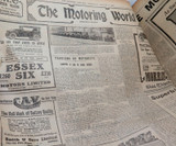 6 OCT 1926 / THE REGISTER NEWSPAPER, ADELAIDE. SUPERB MOTORING WORLD SECTION.