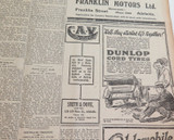 22 DEC 1926 / THE REGISTER NEWSPAPER, ADELAIDE. SUPERB MOTORING WORLD SECTION.