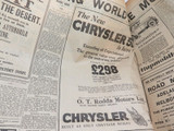 22 DEC 1926 / THE REGISTER NEWSPAPER, ADELAIDE. SUPERB MOTORING WORLD SECTION.