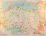 1922 SUPERB SCARCE LARGE MAP of “NORTHERN AFRICA". VERY NICE!