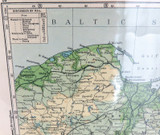 WW1 INTERESTING MAP / THE EASTERN THEATRE III. KONIGSBERG to WARSAW