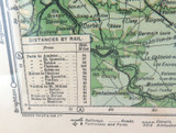 WW1 INTERESTING MAP / THE WESTERN THEATRE II. PARIS & CHAMPAGNE DISTRICT.