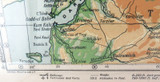 WW1 INTERESTING MAP / SEA of MARMARA & GALLIPOLI.