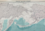 1922 SUPERB SCARCE LARGE MAP of “NORTH PACIFIC OCEAN". VERY NICE!