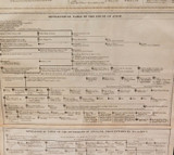 SUPER RARE 1816 LONG GENEALOGICAL CHART / KINGS OF ENGLAND 800AD - 1816AD