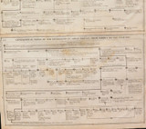 SUPER RARE 1816 LONG GENEALOGICAL CHART / KINGS OF ENGLAND 800AD - 1816AD