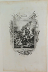 RARE 1810 COPPERPLATE ENGRAVING. “ARCHDUKE CHARLES, BATTLE of ASPERN"