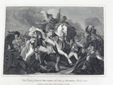 RARE SUPERB 1817 COPPERPLATE ENGRAVING. “THE DEATH of GENERAL ABERCROMBIE"