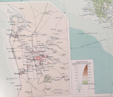 1922 SUPERB SCARCE LARGE MAP of “SOUTH AUSTRALIA". VERY NICE!