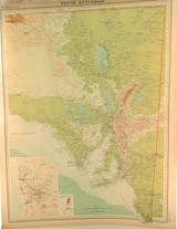 1922 SUPERB SCARCE LARGE MAP of “SOUTH AUSTRALIA". VERY NICE!