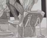 1914 RARE FRANZ VON BAYROS EROTIC HELIOGRAVURE ex LIMITED EDITION SERIES. #5