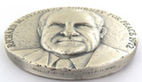 1972 .999% SILVER LARGE HEAVY SET MEDALLION. RICHARD NIXON, A JOURNEY FOR PEACE.