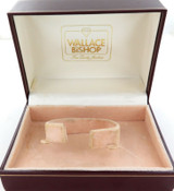 WALLACE BISHOP MENS WATCH DISPLAY BOX.