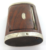 1800s ANTIQUE WOODEN ROSEWOOD SNUFF BOX.