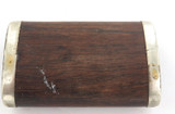 1800s ANTIQUE WOODEN ROSEWOOD SNUFF BOX.