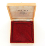 VINTAGE A. C. EASY & SON, CASTLEREAGH, SYDNEY JEWELLERY BOX.