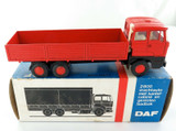 VINTAGE NEAR MINT DAF LION CAR No 65 FLATBED TRUCK + ORIGINAL BOX.