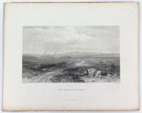 c1873 ORIGINAL STEEL ENGRAVING “VIEW NEAR BOTANY BAY" FROM S PROUT SKETCH.