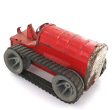 SCARCE VINTAGE TRIANG MINIC TOYS TINPLATE KEY WIND RED TRACTOR.