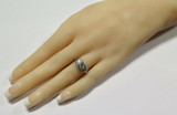 Vintage 18ct White Gold 0.55ct Brilliant Cut Diamond Cocktail Ring L Val $3970