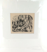 1865 SUPERB MATTED ENGRAVED BOOK PLATE ex “LAYS OF THE SCOTTISH CAVALIERS” #3