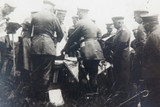 WW1 SUPER RARE LARGE ANNOTATED PHOTO "KAISER et SON at L’AISNE" (FRANCE)