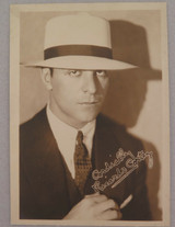 1930s USA MOVIE STUDIO LARGISH PROMOTIONAL CARD. MOVIE STAR RICARDO CORTEZ