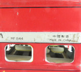 VINTAGE UNBRANDED LARGE CHINESE TINPLATE FRICTION 48 EXPRESS DOUBLE DECKER BUS.