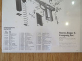 1992 RUGER P89 CALIBER 9MM AUTOLOADING PISTOL  POSTER. GREAT FOR BAR / MANCAVE.