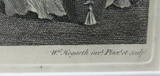 RARE 100% GENUINE WILLIAM HOGARTH 1697 - 1764 ENGRAVING 1822. J HEATH EDITION #3
