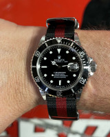 1987 Vintage Rolex Submariner 168000 Steel Wrist Watch