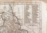 1795 100% GENUINE MAP by WALKER’S GEOGRAPHY. ENGLAND and WALES.