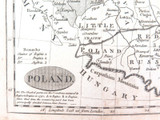 1795 100% GENUINE MAP by WALKER’S GEOGRAPHY. POLAND.