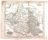 1795 100% GENUINE MAP by WALKER’S GEOGRAPHY. POLAND.
