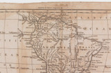 1795 100% genuine map by walker’s geography. south america.