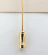 1978 CHRYSTALLE CORP, CANADA GENUINE PRESERVED ROSE VERY LARGE PIN / HAT PIN.