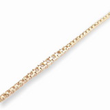 A Finely Made 1.75ct Diamond Set 14ct Rose Gold Bracelet 19cm Long Val $6190