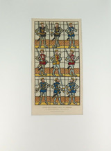 RARE & STUNNING 1818 LARGE COLOUR ENGRAVING “SAXON & NORMAN EARLS OF CHESTER"