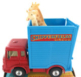 RARE CORGI 503 CHIPPERFIELD CIRCUS GIRAFFE TRANSPORTER + GIRAFFES.