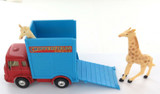 RARE CORGI 503 CHIPPERFIELD CIRCUS GIRAFFE TRANSPORTER + GIRAFFES.