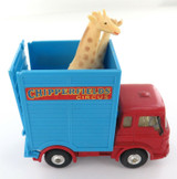 RARE CORGI 503 CHIPPERFIELD CIRCUS GIRAFFE TRANSPORTER + GIRAFFES.